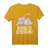 Lustiges Elefanten Schlafshirt - Pyjama Nachthemd für Damen und Herren als Geschenk für Langschläfer, Morgenmuffel und Tierliebhaber
