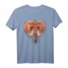 Elefant Illustration T-Shirt – Lustiges Tiermotiv für Kinder, Tierfreunde & Elefantenfans, perfekte Geschenkidee zu Weihnachten & Geburtstag