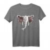 Lustiges Elefanten Kopf T-Shirt - Witziges Afrika Tier Design für Kinder & Erwachsene, Perfekt als Geschenk für Geburtstag & Weihnachten