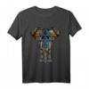 Elefant Yoga Damen T-Shirt mit Mandala Ganesha Chakra Tribal Design – Perfekt für Yoga, Reisen & Geschenke für Tier- und Kulturbegeisterte
