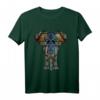 Elefant Yoga Damen T-Shirt mit Mandala Ganesha Chakra Tribal Design – Perfekt für Yoga, Reisen & Geschenke für Tier- und Kulturbegeisterte
