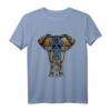 Elefant Yoga Damen T-Shirt mit Mandala Ganesha Chakra Tribal Design – Perfekt für Yoga, Reisen & Geschenke für Tier- und Kulturbegeisterte