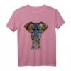 Elefant Yoga Damen T-Shirt mit Mandala Ganesha Chakra Tribal Design – Perfekt für Yoga, Reisen & Geschenke für Tier- und Kulturbegeisterte