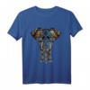Elefant Yoga Damen T-Shirt mit Mandala Ganesha Chakra Tribal Design – Perfekt für Yoga, Reisen & Geschenke für Tier- und Kulturbegeisterte