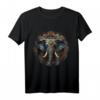 Elefant Kunst Mandala Tier Druck Motiv T-Shirt – Perfektes Geschenk für Tierliebhaber und Freunde