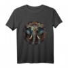Elefant Kunst Mandala Tier Druck Motiv T-Shirt – Perfektes Geschenk für Tierliebhaber und Freunde