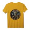 Elefant Kunst Mandala Tier Druck Motiv T-Shirt – Perfektes Geschenk für Tierliebhaber und Freunde