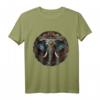 Elefant Kunst Mandala Tier Druck Motiv T-Shirt – Perfektes Geschenk für Tierliebhaber und Freunde