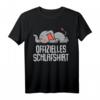 Offizielles Schlafshirt Elefant – Lustiges Geschenk für Morgenmuffel, Teenager & alle, die humorvolle T-Shirts lieben
