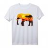 Elefant Afrika Sonnenuntergang Savanne T-Shirt – Stilvolles Natur-Design, ideales Geschenk für Safari- und Tierliebhaber zu Geburtstag und Weihnachten