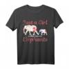 Elefant T-Shirt – Klassisch geschnitten, hochwertiges Tiermotiv Shirt für Tierliebhaber und Naturschutzfans