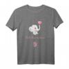 Ich bin schon 2 Kinder T-Shirt - Süßes Geburtstag Geschenk für Jungen und Mädchen zum zweiten Geburtstag mit Elefant