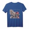 Patriotisches Esel & Elefant T-Shirt mit USA Flaggen - Überparteiliches Design für Wahlen, Feiertage & Patriotische Anlässe