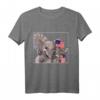 Patriotisches Esel & Elefant T-Shirt mit USA Flaggen - Überparteiliches Design für Wahlen, Feiertage & Patriotische Anlässe