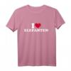 Ich liebe Elefanten T-Shirt – Perfekt für Tierliebhaber, Safari- und Wildnisfans