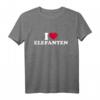 Ich liebe Elefanten T-Shirt – Perfekt für Tierliebhaber, Safari- und Wildnisfans