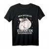 Offizielles Elefanten Schlummershirt - Lustiges Schlafshirt für Erwachsene, ideal für Nachtruhe, Mittagsschläfchen & als Geschenk