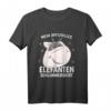 Offizielles Elefanten Schlummershirt - Lustiges Schlafshirt für Erwachsene, ideal für Nachtruhe, Mittagsschläfchen & als Geschenk