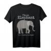 Lustiges Elefanten Kostüm T-Shirt - Humorvolles Tierliebhaber Shirt für Halloween & Fasching