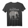 Lustiges Elefanten Kostüm T-Shirt - Humorvolles Tierliebhaber Shirt für Halloween & Fasching