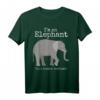 Lustiges Elefanten Kostüm T-Shirt - Humorvolles Tierliebhaber Shirt für Halloween & Fasching