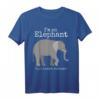 Lustiges Elefanten Kostüm T-Shirt - Humorvolles Tierliebhaber Shirt für Halloween & Fasching