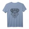 Elefanten Yoga T-Shirt mit Mandala & Ganesha - Tribal Kunst, Chakra & Spiritueller Stil für Damen & Yogafans