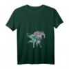 Damen Vintage Elefant T-Shirt mit V-Ausschnitt – Perfektes Geschenk für Tierliebhaberinnen, Safari- und Afrika-Fans