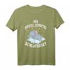Mein Offiziell Geprüftes Schlafshirt mit süßem Elefantenmotiv – Klassisch geschnitten, doppelt genähter Saum für maximalen Komfort
