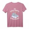 Mein Offiziell Geprüftes Schlafshirt mit süßem Elefantenmotiv – Klassisch geschnitten, doppelt genähter Saum für maximalen Komfort