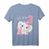 Ich bin 3 Elefanten - Süßes Kinder T-Shirt zum 3. Geburtstag für Jungen und Mädchen, ideales Geschenk & Deko