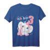 Ich bin 3 Elefanten - Süßes Kinder T-Shirt zum 3. Geburtstag für Jungen und Mädchen, ideales Geschenk & Deko
