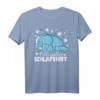 Offizielles Schlafshirt Elefant Schlaf Pyjama für Damen – Kuscheliges Nachtoutfit mit Sternen, perfektes Geschenk für Nachteulen, Langschläfer & Weihnachten