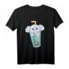 Kawaii süßer Anime Elefant Bubble Tea T-Shirt – Perfektes Geschenk für Manga, Anime & Japan Fans, Geburtstags- und Weihnachtsgeschenkidee