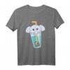 Kawaii süßer Anime Elefant Bubble Tea T-Shirt – Perfektes Geschenk für Manga, Anime & Japan Fans, Geburtstags- und Weihnachtsgeschenkidee
