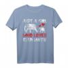 Elefantenliebhaber T-Shirt - Klassisch geschnitten mit doppelt genähtem Saum für Tierfreunde