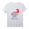 Kinder 3. Geburtstag Mädchen T-Shirt mit Elefant und Spruch 'Ich bin schon 3' – Lustiges Geburtstagsoutfit & Geschenkidee
