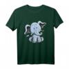 Blaues Elefantenbaby T-Shirt mit Comic-Design – Lustiges Kinder T-Shirt als Geschenkidee zu Geburtstag & Weihnachten