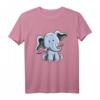 Blaues Elefantenbaby T-Shirt mit Comic-Design – Lustiges Kinder T-Shirt als Geschenkidee zu Geburtstag & Weihnachten