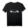 HapFrog Elefanten Familien T-Shirt – Tierisches Geschenkidee für Familie, Freunde & Paare zu besonderen Anlässen