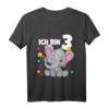 Kinder 3. Geburtstag T-Shirt - Süßer Elefant mit Enten-Motiv für Jungen und Mädchen, Perfekt für die Geburtstagsparty