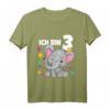 Kinder 3. Geburtstag T-Shirt - Süßer Elefant mit Enten-Motiv für Jungen und Mädchen, Perfekt für die Geburtstagsparty