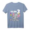 Kinder 3. Geburtstag T-Shirt - Süßer Elefant mit Enten-Motiv für Jungen und Mädchen, Perfekt für die Geburtstagsparty