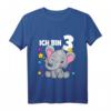 Kinder 3. Geburtstag T-Shirt - Süßer Elefant mit Enten-Motiv für Jungen und Mädchen, Perfekt für die Geburtstagsparty