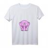 Niedliches rosa Elefanten Damen T-Shirt mit V-Ausschnitt – Bequemes, leichtes Basic für Alltag & Geschenkidee