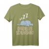 Lustiges Elefanten Schlafshirt als Pyjama Nachthemd – Geschenkidee für Langschläfer, Morgenmuffel und Elefantenliebhaber