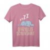 Lustiges Elefanten Schlafshirt als Pyjama Nachthemd – Geschenkidee für Langschläfer, Morgenmuffel und Elefantenliebhaber