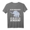 Kinder Ich bin jetzt ein Schulkind! Elefant Einschulung T-Shirt – Perfektes Geschenk für den ersten Schultag Jungen und Mädchen