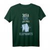 Just A Girl Who Loves Elephants - Tierliebhaber Elefanten T-Shirt für Damen, Herren & Kinder als Geschenk zu Geburtstag & Weihnachten
