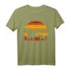 Retro Afrika Savanne Zoo Tier Geschenk - Elefanten Motiv T-Shirt für Tierliebhaber, Safari- und Zoo-Fans, perfekt als Weihnachts- oder Geburtstagsgeschenk
